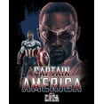 thumbnail image 2 of Men's Marvel The Falcon and the Winter Soldier Captain America Stance  Graphic Tee Black X Large, 2 of 5
