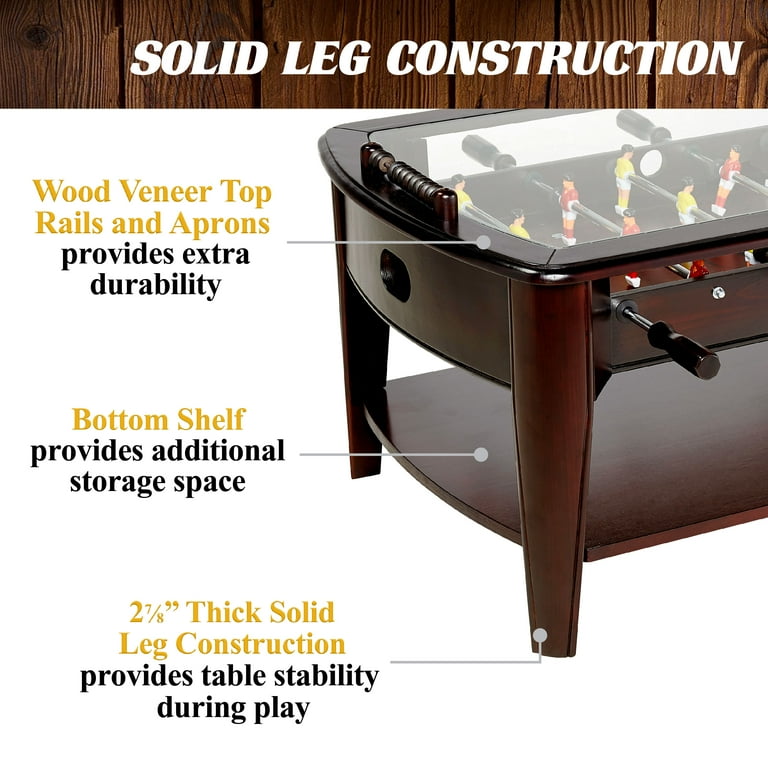 Free Shipping! 42” Foosball Coffee Table, Soccer Free Shipping! 42” Foosball Coffee Table, Soccer