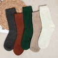 thumbnail image 6 of Loritta Wool Socks for Women, 5 Pairs Ladies Cozy Boot Winter Thermal Warm Thick Socks Size 5-9, 6 of 6