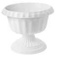 thumbnail image 6 of UPOUART White Vintage Plastic Flower Pot for Garden, Porch, Patio, Outdoor Pathway & Home Plant Holder Decor, 6 of 8