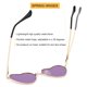 thumbnail image 5 of Gafas de Sol Polarizadas con Forma de Corazón para Mujer Gleyemor Doradas, 5 of 7