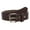 Brown, variant on Kids or Extra Small Size Snap On Plain Leather Belt