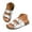 White, variant on Women's Flat Sandals Cork Footbed Slides Double Straps Slip on Beach Dressy Mules Clogs