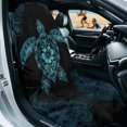 thumbnail image 2 of Kuiaobaty Sea Turtle Print Towel Car Seat Covers Front Seats Hibiscus Print Front Seat Covers for SUV Truck Sedan Van Sweat Absorption Sports Towels, Beach Towel, Running Towels, 2 of 8