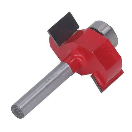 

Tungsten Alloy Router Bit Wear Resistant Incisive Quickly Eliminate Edges T Type Router Bit With PTFE Coating For Woodworking 1/4x3/16 1/4x1/2 1/4x3/8