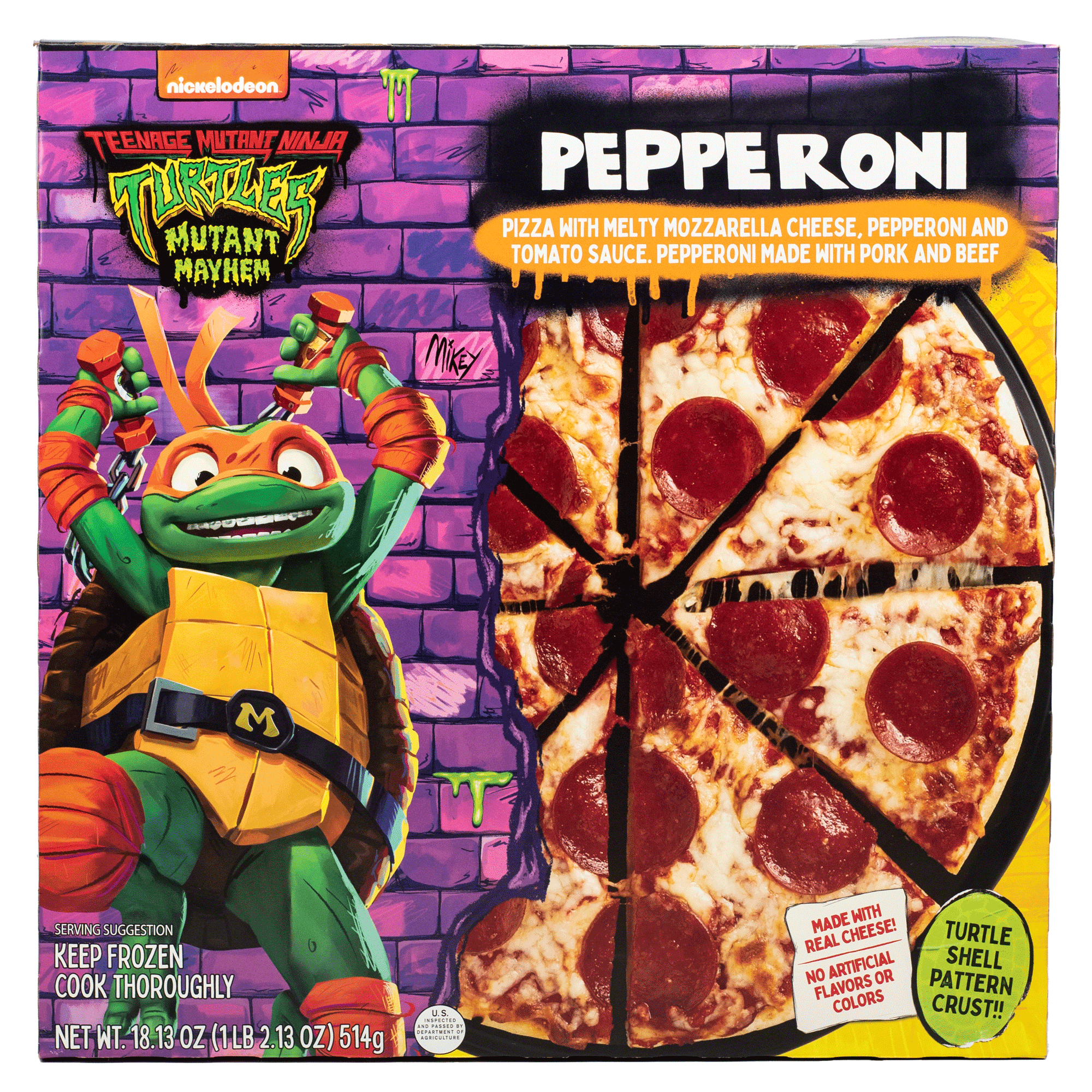 Teenage Mutant Ninja Turtles: Mutant Mayhem Pizza Water Bottle – Paramount  Shop