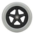 thumbnail image 1 of 7 Inch Wheelchair Front Wheels Disabled Old People Walk Chair Wheelchair Rubber Wheels, 1 of 5