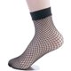 thumbnail image 1 of Unique Bargains Calcetines cortos de red media plana de rejilla hasta el tobillo para mujer, 10 pares, 1 of 5