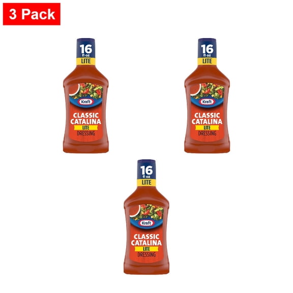 Kraft Light Classic Catalina Salad Dressing 16 fo - 3 Pack