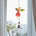 thumbnail image 4 of Paquete de 2 Adornos de Campana de ángel pa Decoración de Puerta de Ventana de Ped de Jdín Zulema Campana de viento angular, 4 of 8