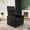 Black, variant on Modern Accent Electric Power Recliner Chair, Adjustable Single Sofa with PU Leather Back and USB Port and Side Pockets for Living Room Theater