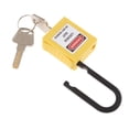 thumbnail image 4 of Candado de Bloqueo de Seguridad Shamjiam 1 Pieza con Llave de Plástico Amarillo, 4 of 7