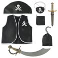 thumbnail image 3 of Disfraces de pirata para niños y niñas, fantasía Infantil, vestido de fantasía, ropa de Cosplay, disfraz de fiesta de Carnaval de Halloween, 3 of 5
