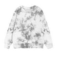 thumbnail image 5 of piuwrlz Hoodies for Girls Long Tops Sleeve Printed Hoodie Long Sleeves Without a Hat Sweater Gray Size 3-4 Years, 5 of 5