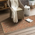 thumbnail image 4 of Mohawk Home Positano Outdoor Area Rug, Rust, 2' 6" x 6', 4 of 9