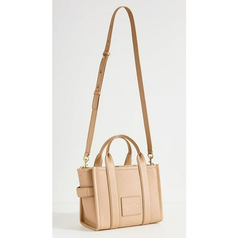 Marc Jacobs The Leather Small Tote Bag - Camel/Tan - Walmart.com