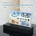 thumbnail image 4 of Digital Alarm Humidity Weather Forecast Electronics Desktop Table Watch AA Battery Living room Bedroom, 4 of 7