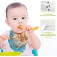 thumbnail image 4 of Dreamtimes 5 PCS Cute Squirrel Noodles Baby Muslin Washcloths, Autumn Animals Face Towel Burp Cloths Ultrasoft Absorbent Cotton Bath Wipes Towels for Newborn Boys Girls, 4 of 7