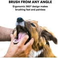thumbnail image 3 of Jasper Dog Toothbrush Silicone Finger Toothbrush for Puppies, Cats and Small Pets 4 Pack Blue, 3 of 9