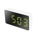 thumbnail image 1 of Digital LED Large Display Alarm Clock USB Charging Design UK Face Mirror Hot M1 V7C9, 1 of 8