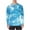 Beige, variant on Men Hawaiian Tshirt Long Sleeve Crewneck Tees Fashion Sea Wave Dye Printed Pullover Tops Casual Summer Vacation Holiday Clothes Big and Tall Multicolor XL