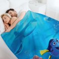 thumbnail image 6 of Finding Nemo Cartoon Blanket, Soft Cozy Fluffy Plush Throw Blanket for Boys Girls Young Adults, Warm Flannel Blanket for Living Room Bedroom Couch Bed 30"x40", 6 of 8