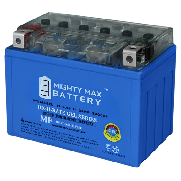 12V 11.2Ah GEL Battery Replacement for Bikemaster MG14Z-S