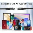 thumbnail image 4 of KOMI 8K HD USB 4 Cable,240W Fast Charging Cable,40Gbps High-speed Transmission Connection Cable Compatible with All Type C Devices (USB4【2m】) Brand: H.May  Search this page, 4 of 7