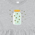 thumbnail image 4 of Inktastic Fireflies Summer Vacation Girls Baby Dress, 4 of 5