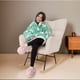 thumbnail image 2 of Sudadera Cobija con Capucha Afelpada Oversize Hoodie con Forro Polar Manta Extrasuave y Calida Mangas Largas para Niño y Niña Turquesa Llama Gaon, 2 of 5