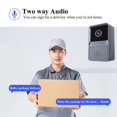 thumbnail image 5 of Wireless Doorbell Smart WIFI Doorbell Smart Home Security Phone WIFI Video Door Bell, 5 of 5