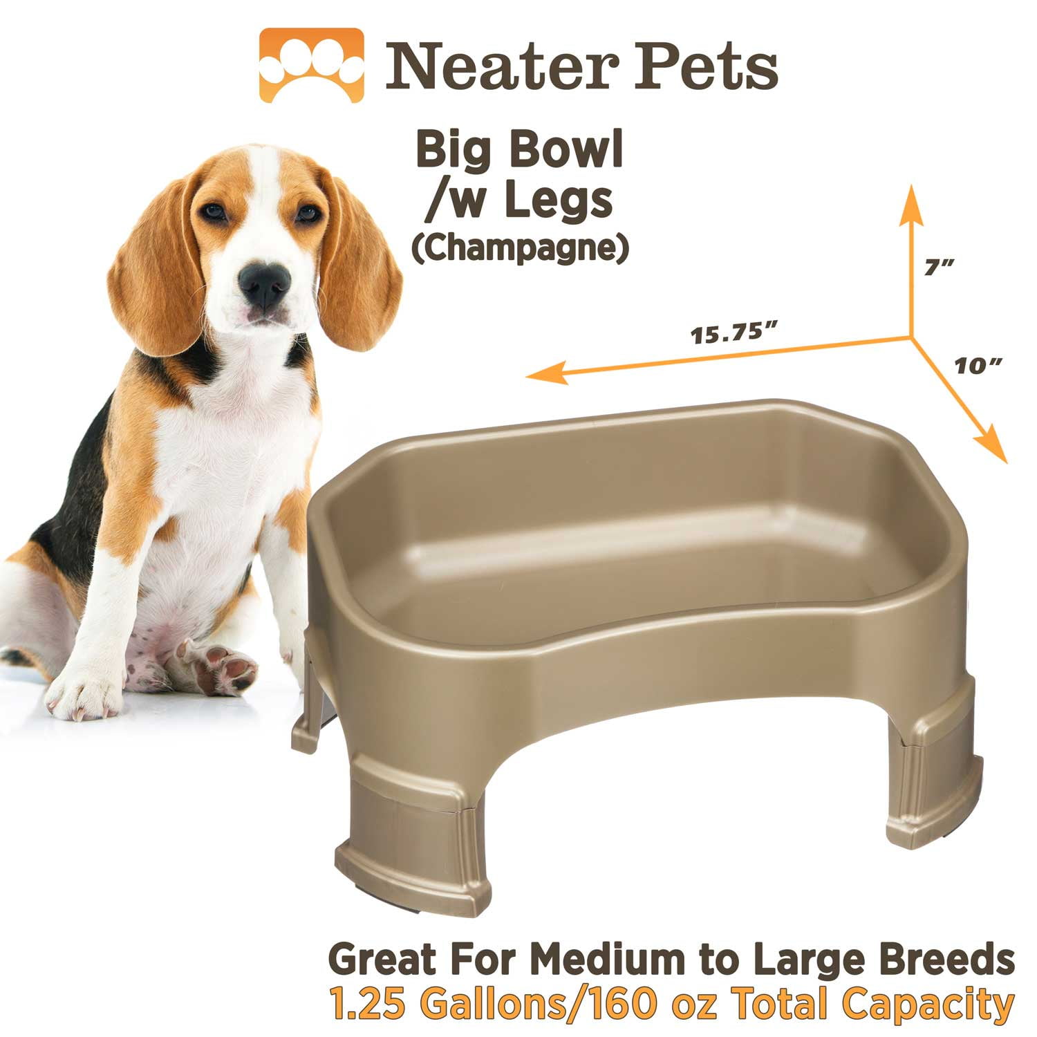 Water bowls 2024 for large dogs