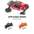 thumbnail image 4 of ZheElen RCGOFOLLOW Aluminum Alloy Steering Servo Support RC Upgrade Part Servo Mount Bracket For 1/10 Axial Capra RC Car Part Golden, 4 of 6