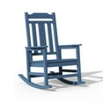 thumbnail image 6 of SERWALL Oversized Outdoor Rocking Chair, All Weather Patio Rocking Chair for Adult, Blue, 6 of 8