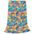 thumbnail image 2 of Balery Colorful Fish 1 Manta de Felpa Suave y Acogedora – Cobija de Franela Aterciopelada para Cama, Lavable y Cálida para Sofá, Mascotas, Transpirable-40"x30", 2 of 7