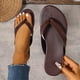 thumbnail image 2 of Mujeres Zapatillas de Interior Al Aire Libre de Moda Casual Primavera Y Verano Redondo Dedo Del Pie Zapatillas Planas con Cojines Del Dedo Del Pie para Zapatos, 2 of 9