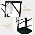 thumbnail image 4 of TABLETREANDS Estante Multiusos Negro Para Tapas De Olla Con Organizador De Utensilios Y Cuchillos, 4 of 8