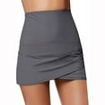 thumbnail image 1 of Ikevan Women Bikini Bottom Tankini Swim Skirt Short Hulip Hem Beach Skrit, 1 of 4