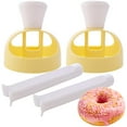 thumbnail image 1 of Paquete de 2 cortadores de rosquillas de plástico con alicates de inmersión, molde para rosquillas, herramienta para hornear rosquillas DIY, molde antiadherente para rosquillas, 1 of 5