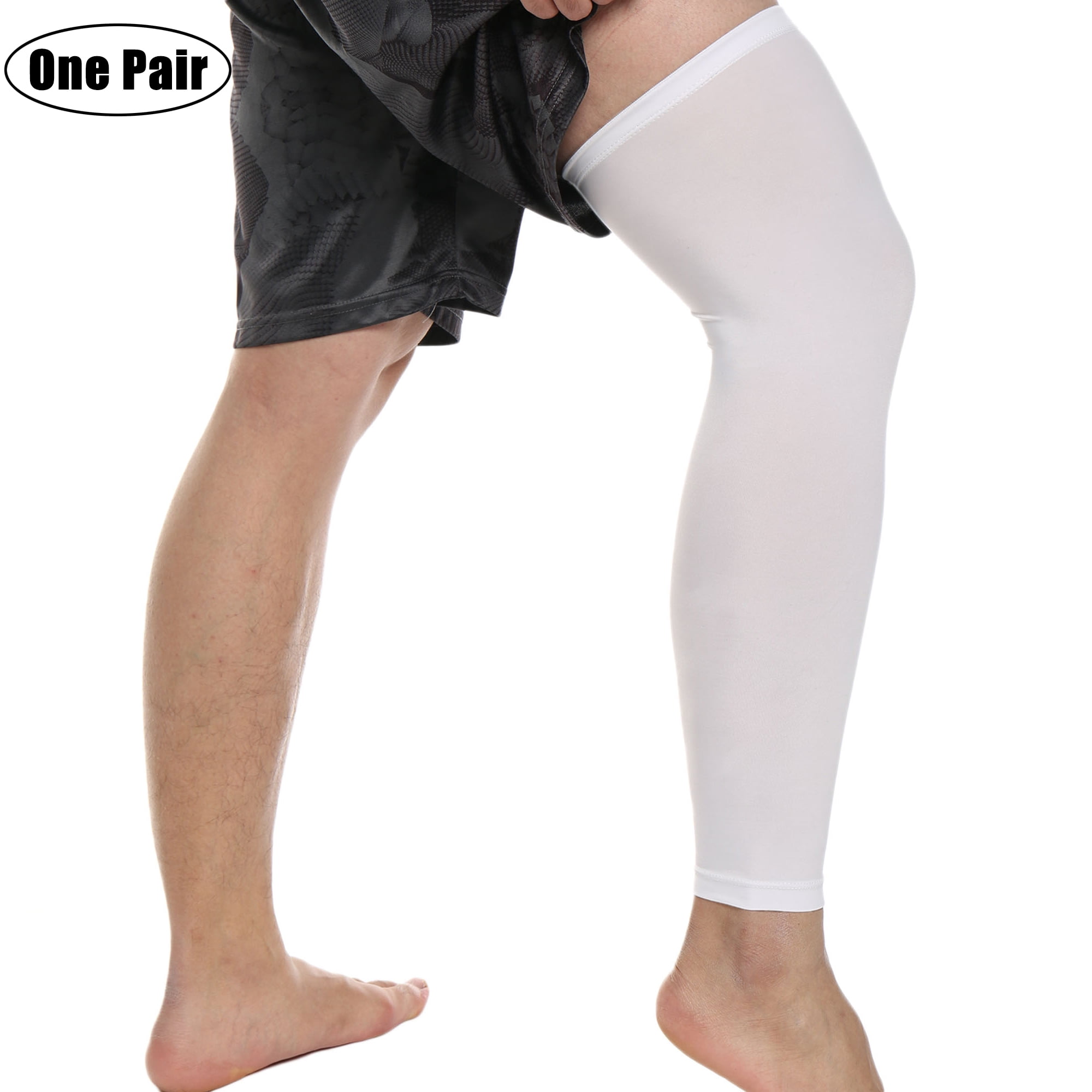 Compression Knee Support Stockings High Leg Thigh Sleeve Anti UV For Mens Womens 
