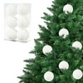 thumbnail image 5 of 6pcs 3.94" Christmas Ball Ornaments Glitter Sequin Foam Ball Shatterproof Christmas Tree Decorations Xmas Hanging Balls Set for Wedding Party Holiday Decorations(6pc-10cm), 5 of 5