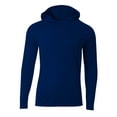 thumbnail image 6 of Hardcore Water Sports Men's Hooded Long Sleeve Loose Fit Rash Guard Surf Shirt Water Sports Swimwear, 6 of 10