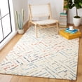 thumbnail image 2 of SAFAVIEH Metro Rodina Geometric Striped Area Rug, Ivory/Blue, 3' x 5', 2 of 8