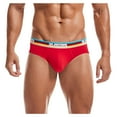 thumbnail image 2 of Sngxgn Men's Underwear Boxer Briefs, Cool Comfort Breathable Underwear(Red,M), 2 of 6