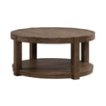 thumbnail image 2 of Liberty Furniture Broadmore Round Cocktail Table - Brown, 2 of 9