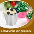 thumbnail image 3 of 6Pcs Pudding Molds Aluminum Baking Cups Cupcake Mould Muffin Tin Nonstick Pudding Pan Egg Tart Molds Baking Tool for Kitchen Mini Pie Tins, 3 of 18