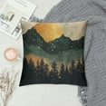 thumbnail image 2 of Nawypu Abstract Boho Throw Pillow Covers Mountain Nature Landscape Sunset Forest Pillow Covers Modern Cushion Case for Home Sofa Couch Bed Outdoor Indoor Decoration, 2 of 5