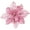 Pink, variant on Gustave 36PCS Glitter Artificial Christmas Flowers Decor 6.3in Poinsettia Flowers Wedding Christmas Tree Wreaths Garland Ornament Home Party Decorations (6 colors)
