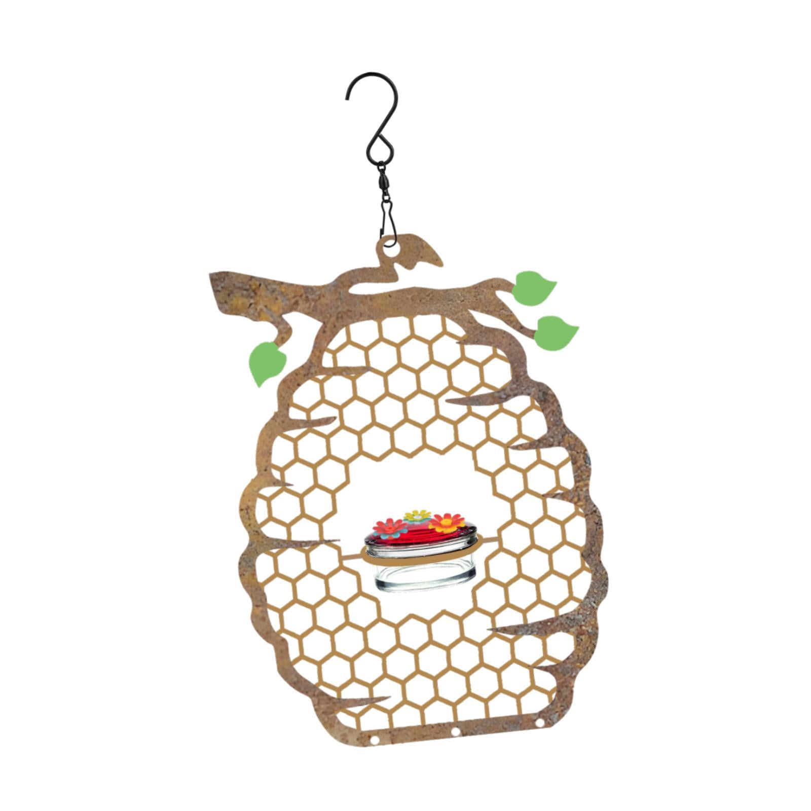 YWMJZEU Hummingbird Feeder for Outdoor Food Dispenser Garden Decoration Windchime Sturdy without Bell