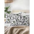 thumbnail image 3 of Outdoor Pillows Waterproof, Boho Leaf Bedding Throw Pillows with Insert for Couch Sofa Bed, Sage Green Spring Farmhouse Pastoral Tribal 12x20 Inch Pillowcases Decorative Patio Pillow Set of 2, 3 of 8